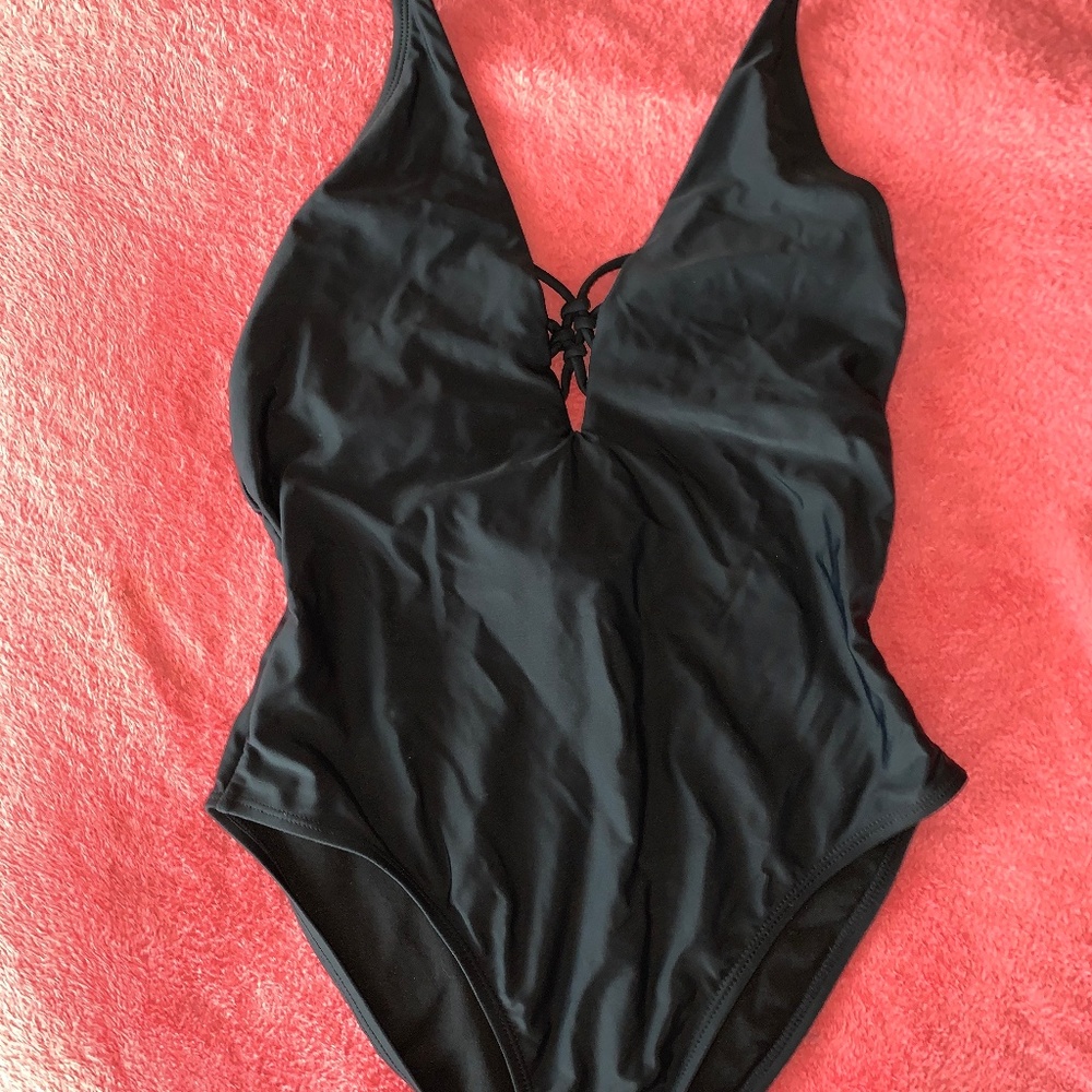 Sexy black one-piece